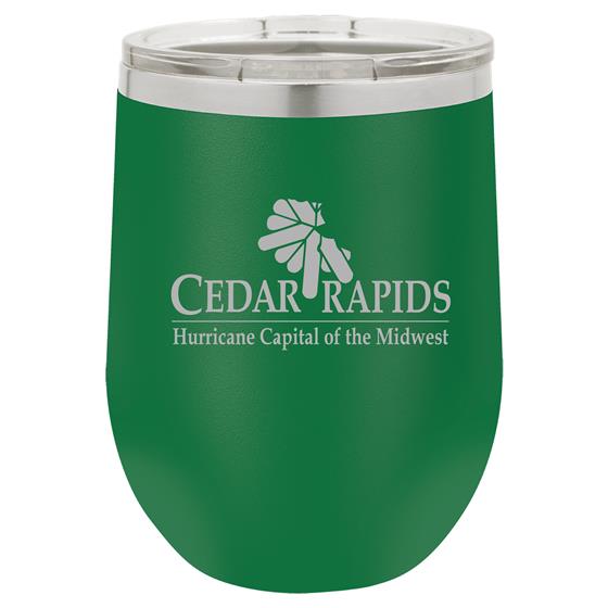 Wine Tumbler - CR Hurricane Capital of the Midwest WINE-HURRICANECAPITAL