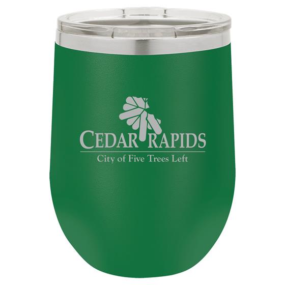 Wine Tumbler - CR Hurricane Capital of the Midwest WINE-HURRICANECAPITAL