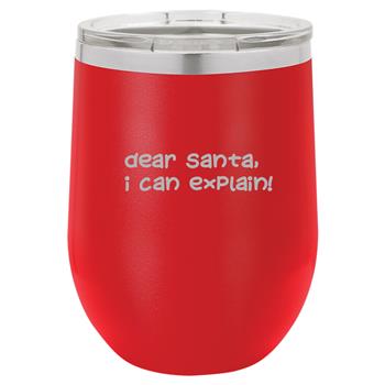 Wine Tumbler - CR Hurricane Capital of the Midwest WINE-HURRICANECAPITAL