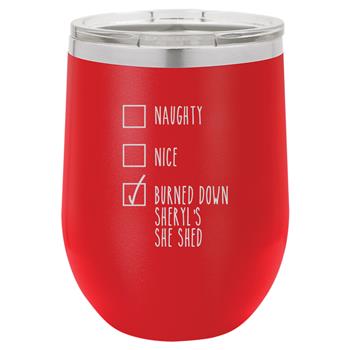 Wine Tumbler - CR Hurricane Capital of the Midwest WINE-HURRICANECAPITAL